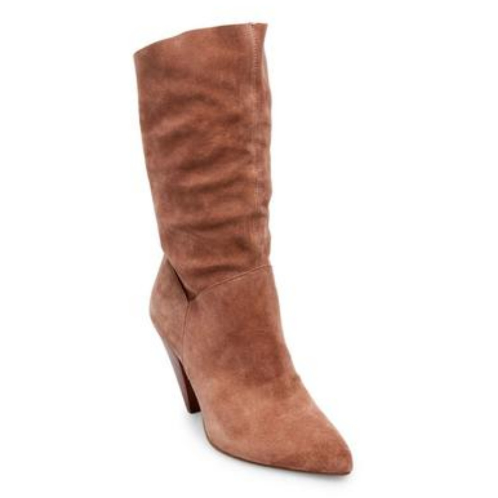 New Steve Madden Suede Leather Slouchy Boots - Picture 3 of 7